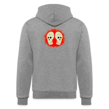 Skulls - heather gray