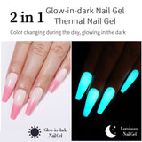 UR SUGAR 7.5ml Luminous Thermal Gel Nail Polish 2 In 1