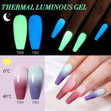 UR SUGAR 7.5ml Luminous Thermal Gel Nail Polish 2 In 1