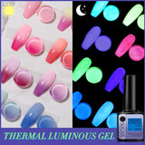 UR SUGAR 7.5ml Luminous Thermal Gel Nail Polish 2 In 1