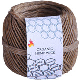 100% Organic Beeswax Hemp Wick 200 FT Spool