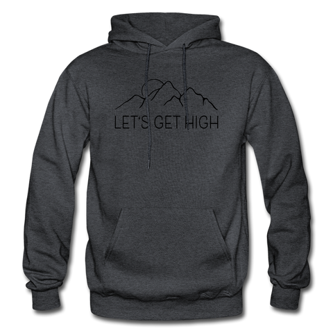 Let's Get High - charcoal grey